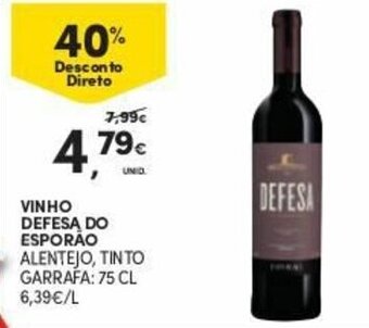 Vinho Defesa do Esporão 75cl