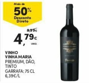Continente Vinho Vinha Maria 75cl promoção