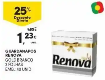 Continente Guardanapos Renova 2 Folhas promoção