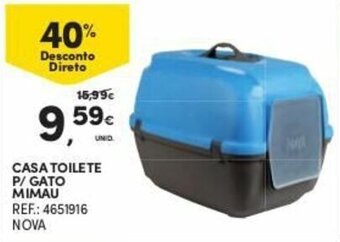 Continente Casa Toilete P/Gato Mimau promoção