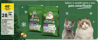 Continente Alimento Seco P/Gato Ultima 7.5kg promoção