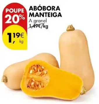 Pingo Doce ABÓBORA MANTEIGA promoção