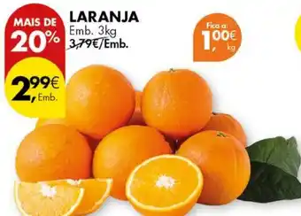 Pingo Doce Laranja promoção