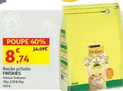 Auchan Ração p/Gato FRÍSKIES Vários Sabores promoção