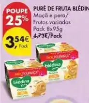 Pingo Doce Blédina - pure de fruta promoção