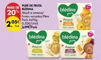 Pingo Doce Blédina - pure de fruta promoção