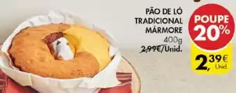 Pingo Doce Pão de Ló Tradicional Mármor 400g promoção