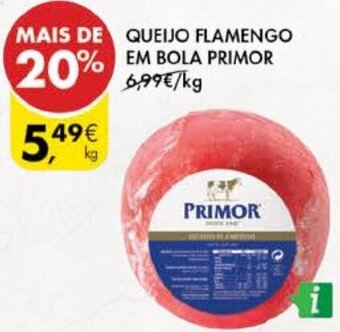 Pingo Doce Queijo Flamengo em Bola Primor promoção
