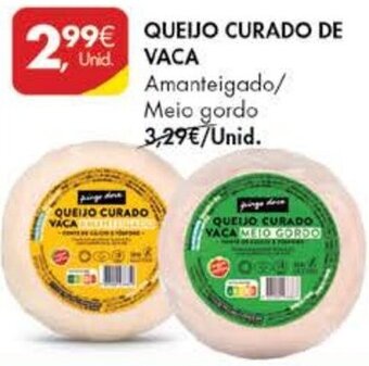 Pingo Doce Queijo Curado de Vaca promoção