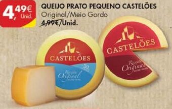 Queijo Prato Pequeno Castelões