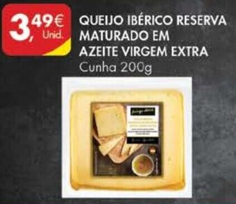 Pingo Doce Queijo Ibérico Reserva Maturado em Azeite Virgem Extra Cunha 200g promoção