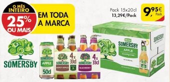 Pingo Doce Somersby 15x20cl promoção