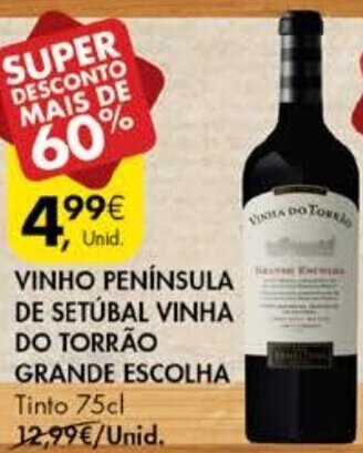 Vinho Península de Setúbal Vinha do Torrão Grande Escolha 75cl