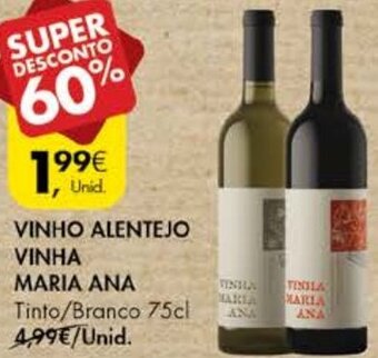 Vinho Alentejo Vinha Maria Ana 75cl