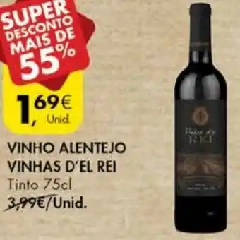 Vinho Alemtejo Vinhas D'El Rei 75cl