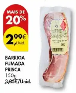 Pingo Doce Barriga fumada prisca promoção