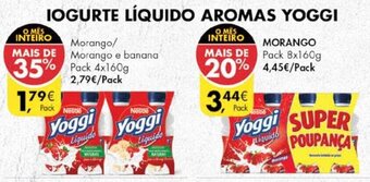 Iogurte Líquido Aromas Yoggi 4x160g