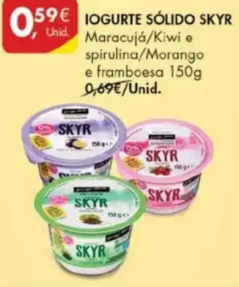 Pingo Doce Iogurte Sólido Skyr 150g promoção