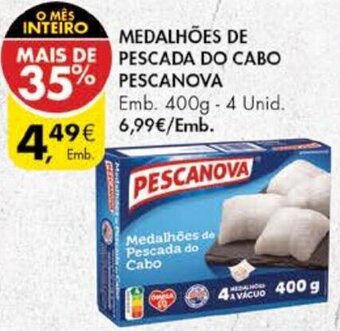 Medalhões de Pescada do Cabo Pescanova 400g - 4 Unid