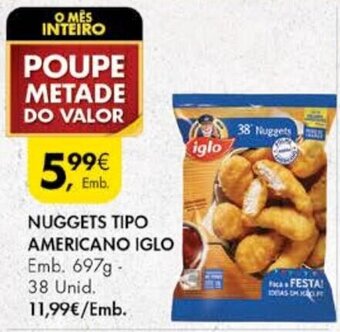 Nuggets Tipo Americano Iglo 697g - 38 Unid