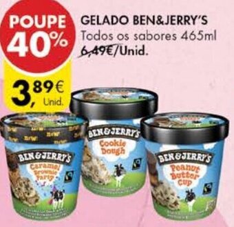 Gelado Ben&Jerry's 465ml