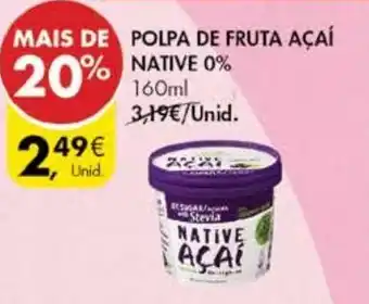 Polpa de Fruta Açaí Native 0% 160ml