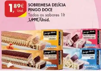 Pingo Doce Sobremesa Delícia Pingo Doce 1lt promoção