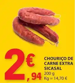 E.Leclerc Sicasal - chourico de carne extra promoção