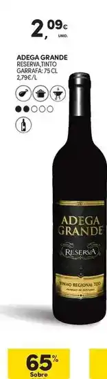 Continente Adega - reserva intirio crianza promoção