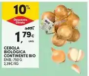 Continente Continente bio - cebola biologica promoção