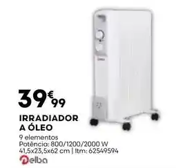 Bricomarché A+ - irradiador a oleo promoção