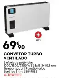 Bricomarché Jocel - convetor turbo ventilado promoção