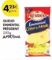Pingo Doce Président - queijo emmental promoção