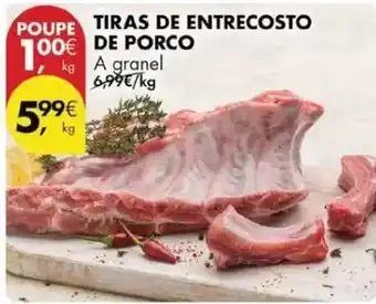 Pingo Doce A+ - tiras de entrecosto de porco promoção