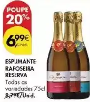 Pingo Doce Raposeira - espumante reserva promoção