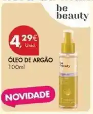 Pingo Doce Be beauty - óleo de argão promoção