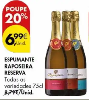 Pingo Doce Espumante raposeira reserva promoção