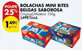 Pingo Doce Bolachas mini bites belgas saborosa promoção