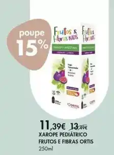 Pingo Doce Xarope pediatrico frutos e fibras promoção