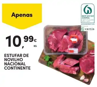 Continente Estufar de novilho nacional continente promoção