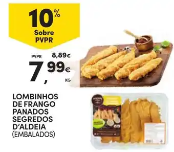 Continente Lombinhos de frango panados segredos d'aldeia (embalados) promoção