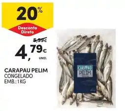 Continente Carapau pelim congelado promoção