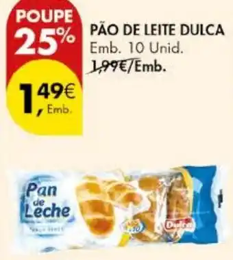 Pingo Doce Pão de leite dulca promoção