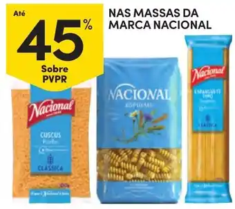 Continente Nas massas da marca nacional promoção