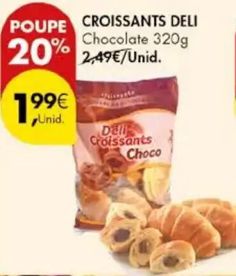 Pingo Doce Croissants deli chocolate promoção