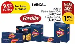 Pingo Doce Massa Penne rigate , Spaghetti promoção