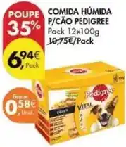 Pingo Doce Pedigree - comida humida p/cao promoção