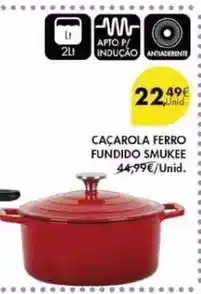 Pingo Doce Smukee - caçarola ferro fundido promoção