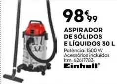 Bricomarché Einhell - aspirador de sólidos e liquidos 30 l promoção