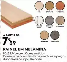 Bricomarché As - painel em melamina promoção